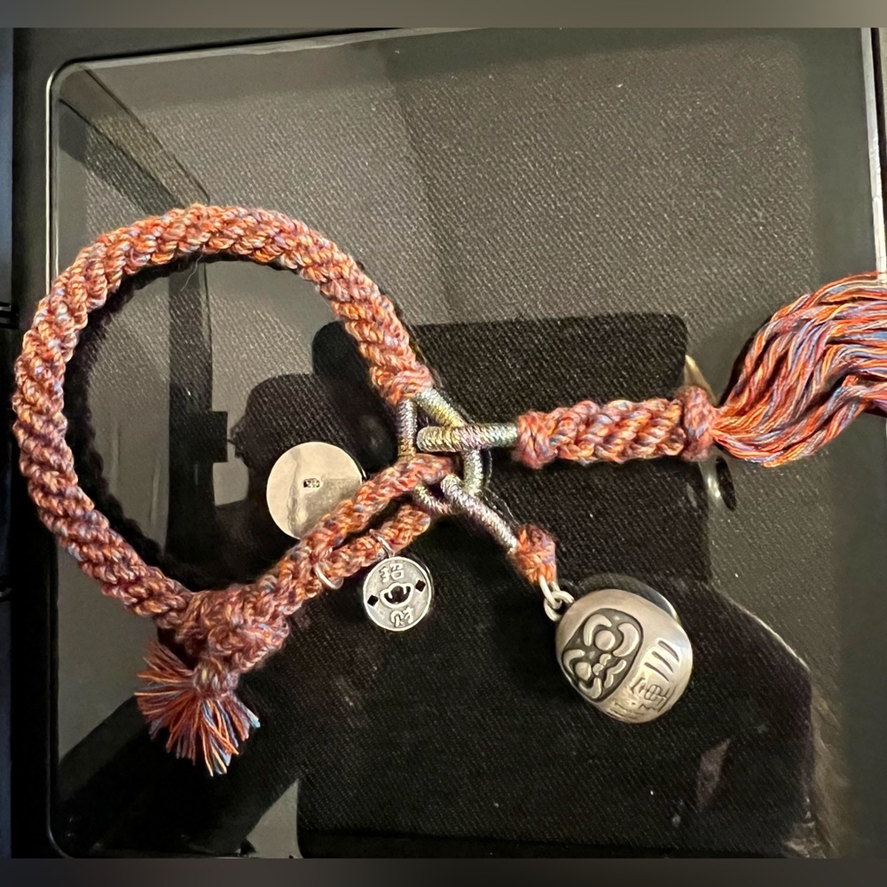 Brand New 925 Sterling Silver Japanese Dharma Japanese Lucky Charms.
